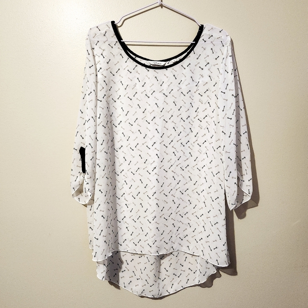 *3 for $30* Key Blouse Top